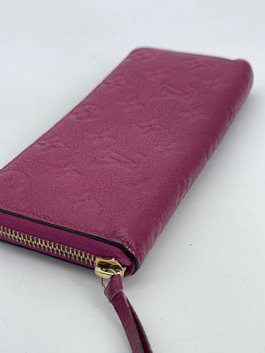 Preloved Louis Vuitton Plum Monogram Empreinte Portefeuille Curieuse L –  KimmieBBags LLC