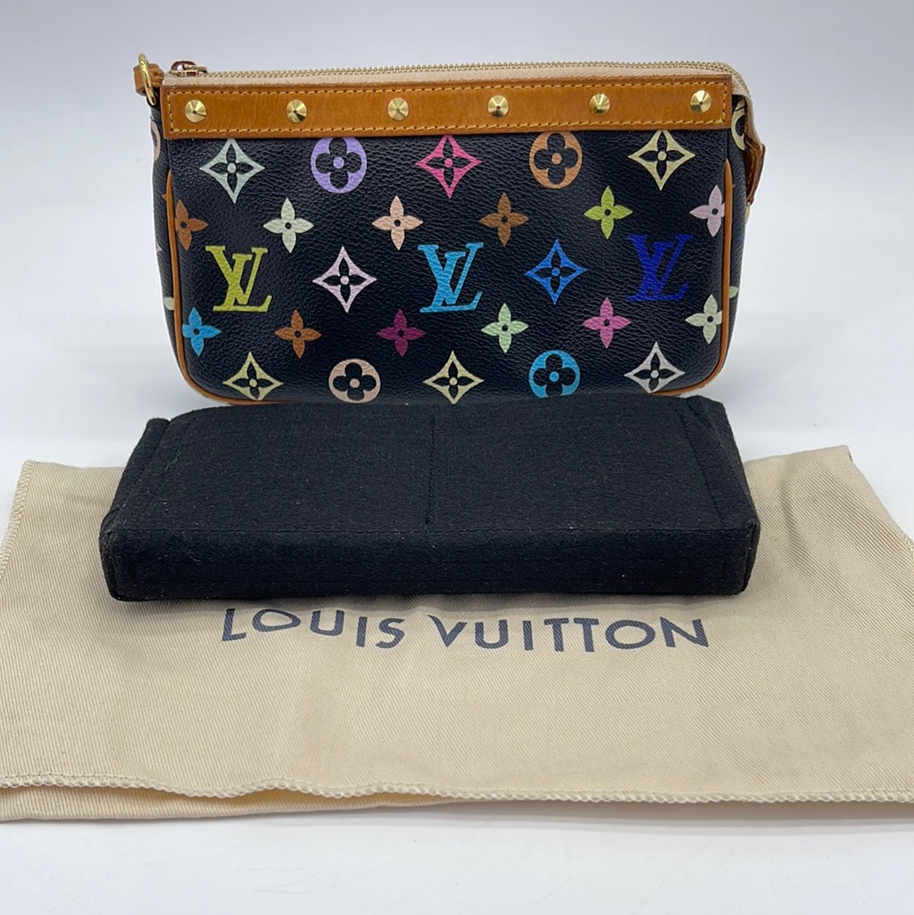 Giftable Preloved Louis Vuitton Virgil Abloh Watercolor Zippy Organizer Wallet TDXRH7K 103023