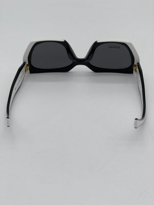 New Prada Black and White Sunglasses BP43531570 091024 H