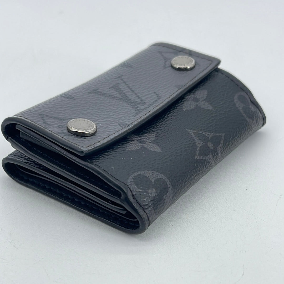 LOUIS VUITTON Ｍ45417 Monogram Eclipse Reverse Discovery Compact