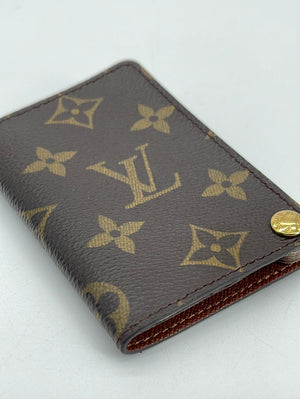 Louis Vuitton Monogram Porte Carte Credit Pression Card Case