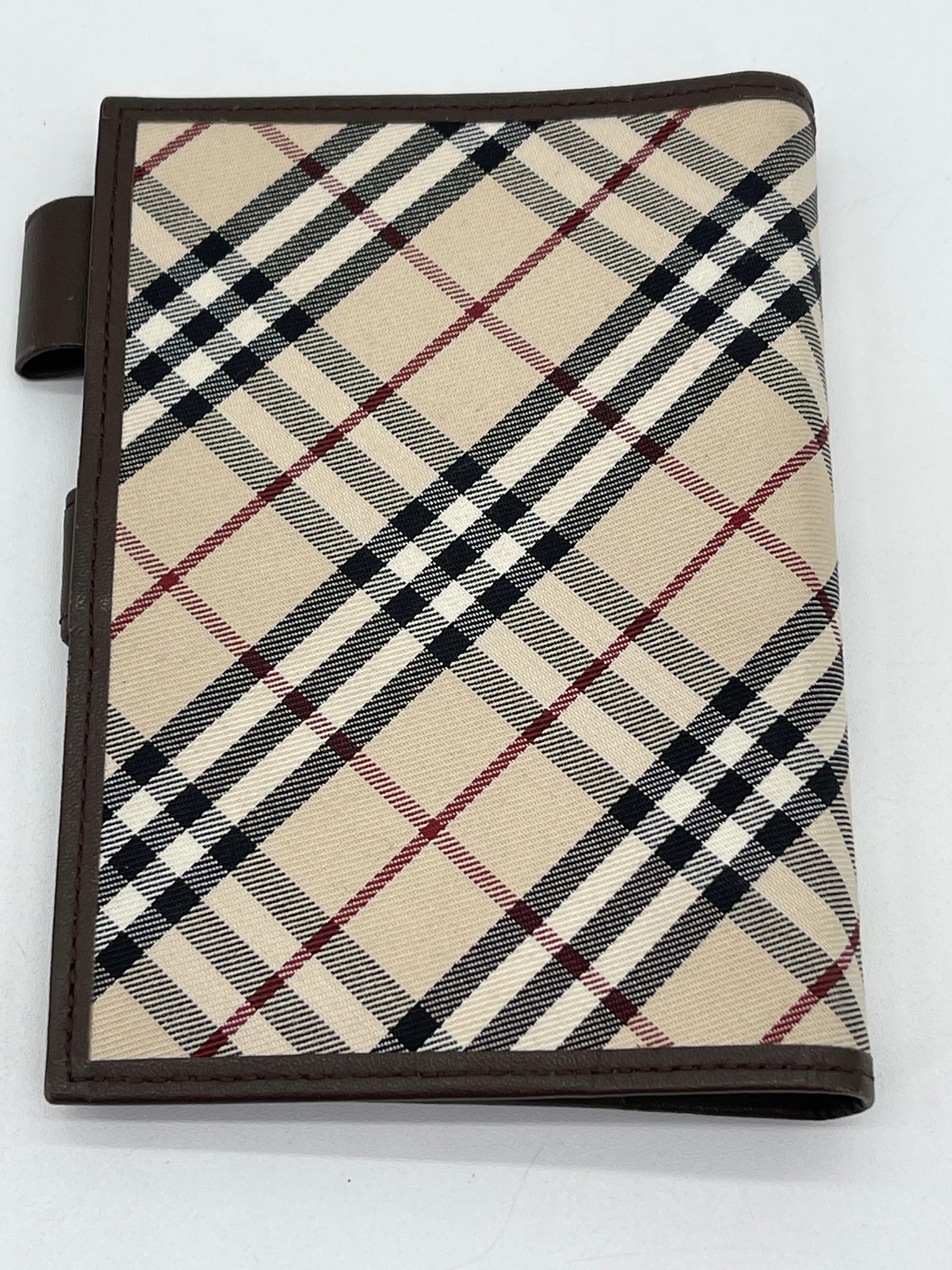 Preloved BURBERRY Nova Check Canvas Agenda Day Planner Cover. 69V72YK 072324 H