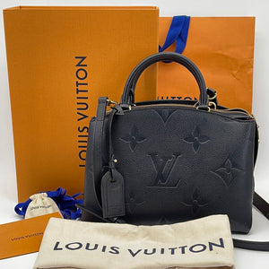 Preloved Louis Vuitton Black Giant Empriente Monogram Petit Palais Shoulder Bag GQ3YD8Y 040924 P