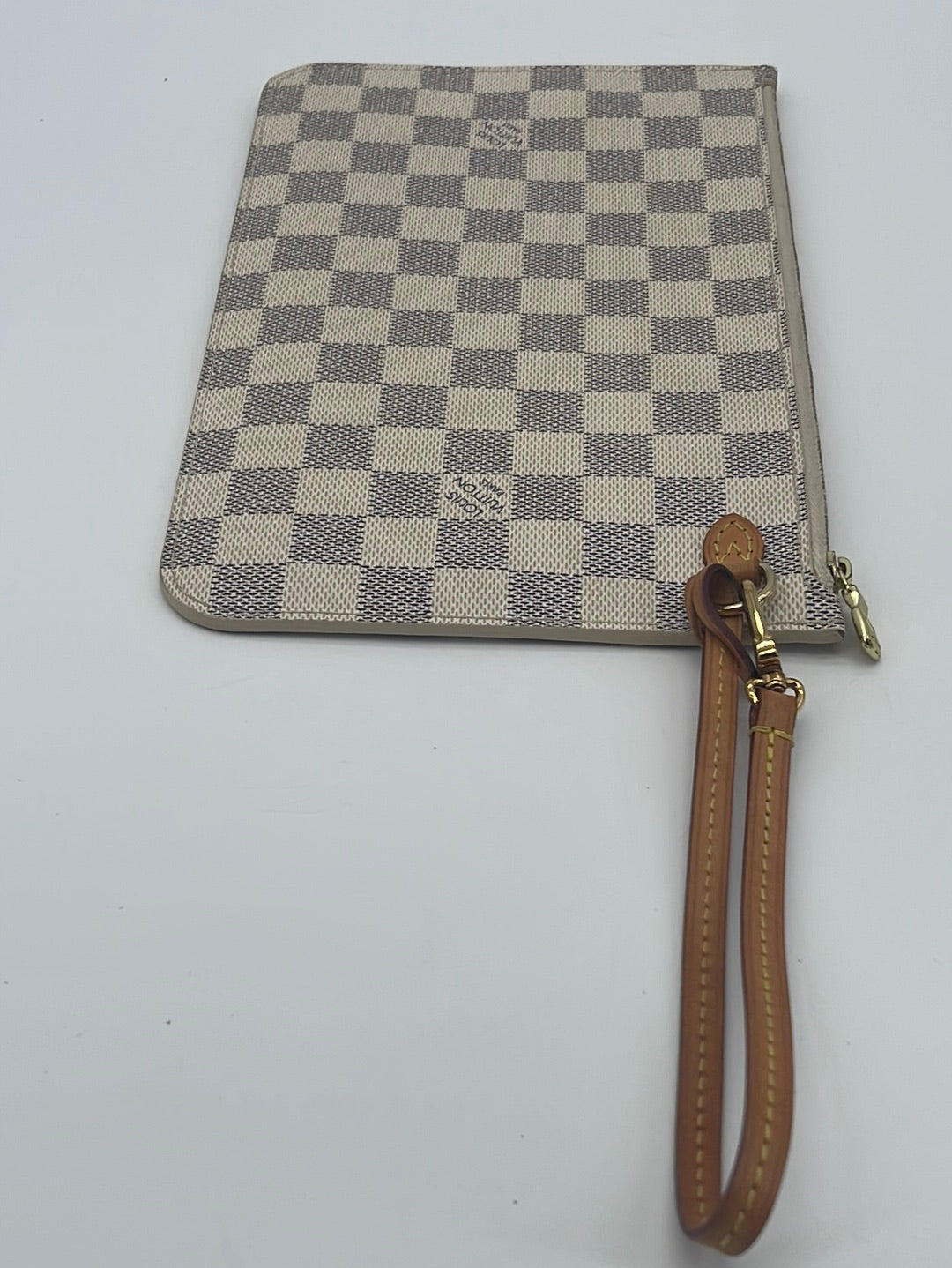 Preloved Louis Vuitton Damier Azur Neverfull Large Pouch SD2107