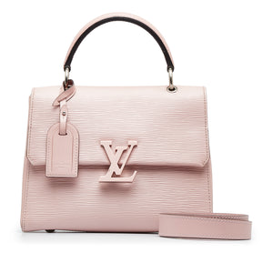 Capucines leather crossbody bag Louis Vuitton Pink in Leather