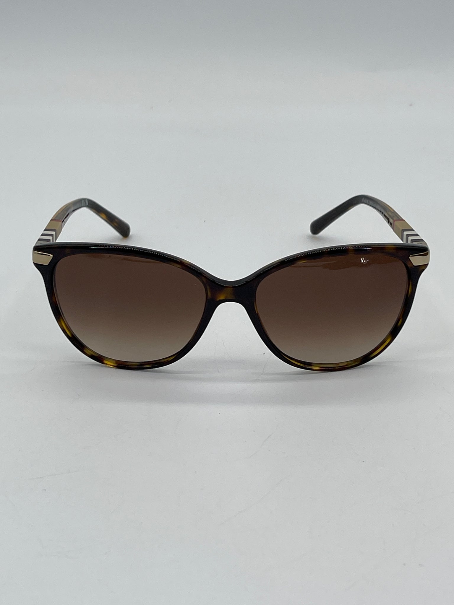 New Burberry Brown Tortoise Gradient Sunglasses DY11389365G 091024 H