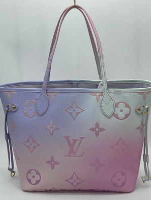 Limited Edition Louis Vuitton Neverfull MM Spring in the City Sunrise TQRMCY2 061024 P