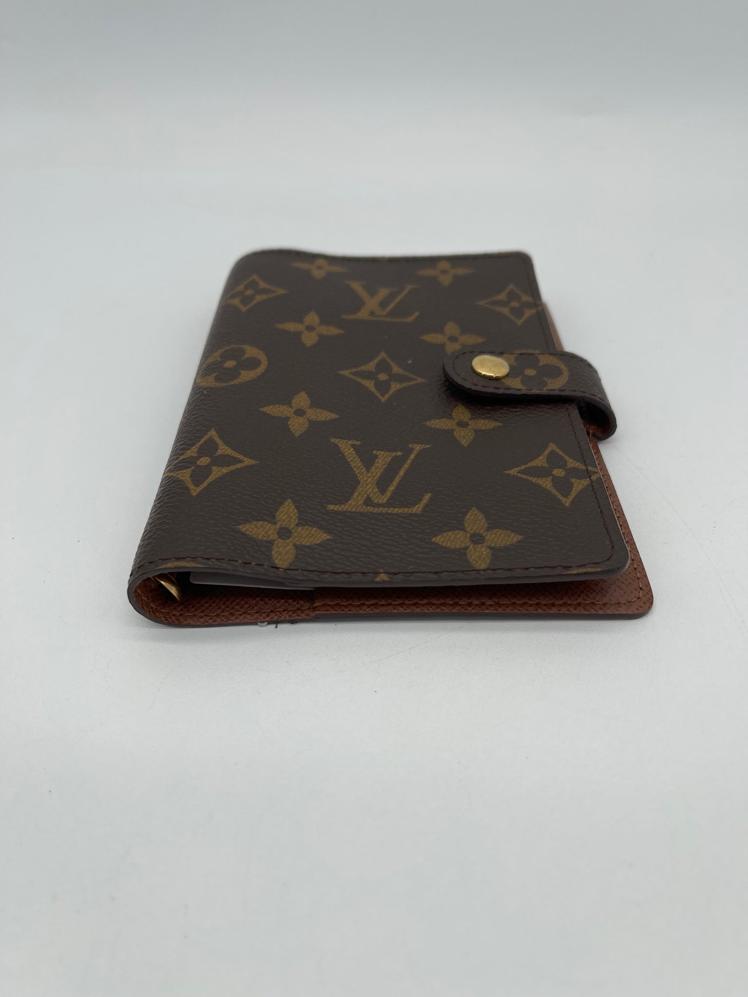 Preloved Louis Vuitton Monogram Agenda PM Day Planner Cover with Initials K.I. R63HT8T 090924 H