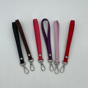 NEW Leather Wristlet Purse Strap 6 Colors 041824 H