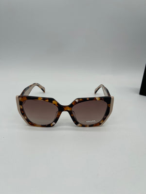 Like New Prada Caramel Tortoise Sunglasses SPR15W-F 01R-0A6 090524 H