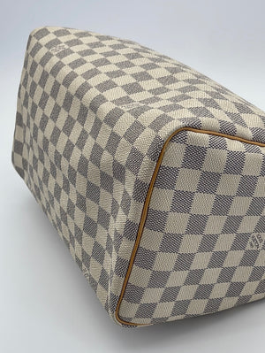 Louis Vuitton LV Damier Azur Speedy 30 (with strap) – allprelovedonly