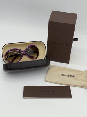 Preloved Louis Vuitton Purple Dapfne Z0526E Sunglasses. J0113 091824 H