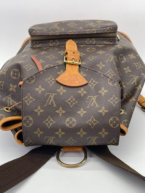 Montsouris GM, Used & Preloved Louis Vuitton Backpack, LXR USA, Brown