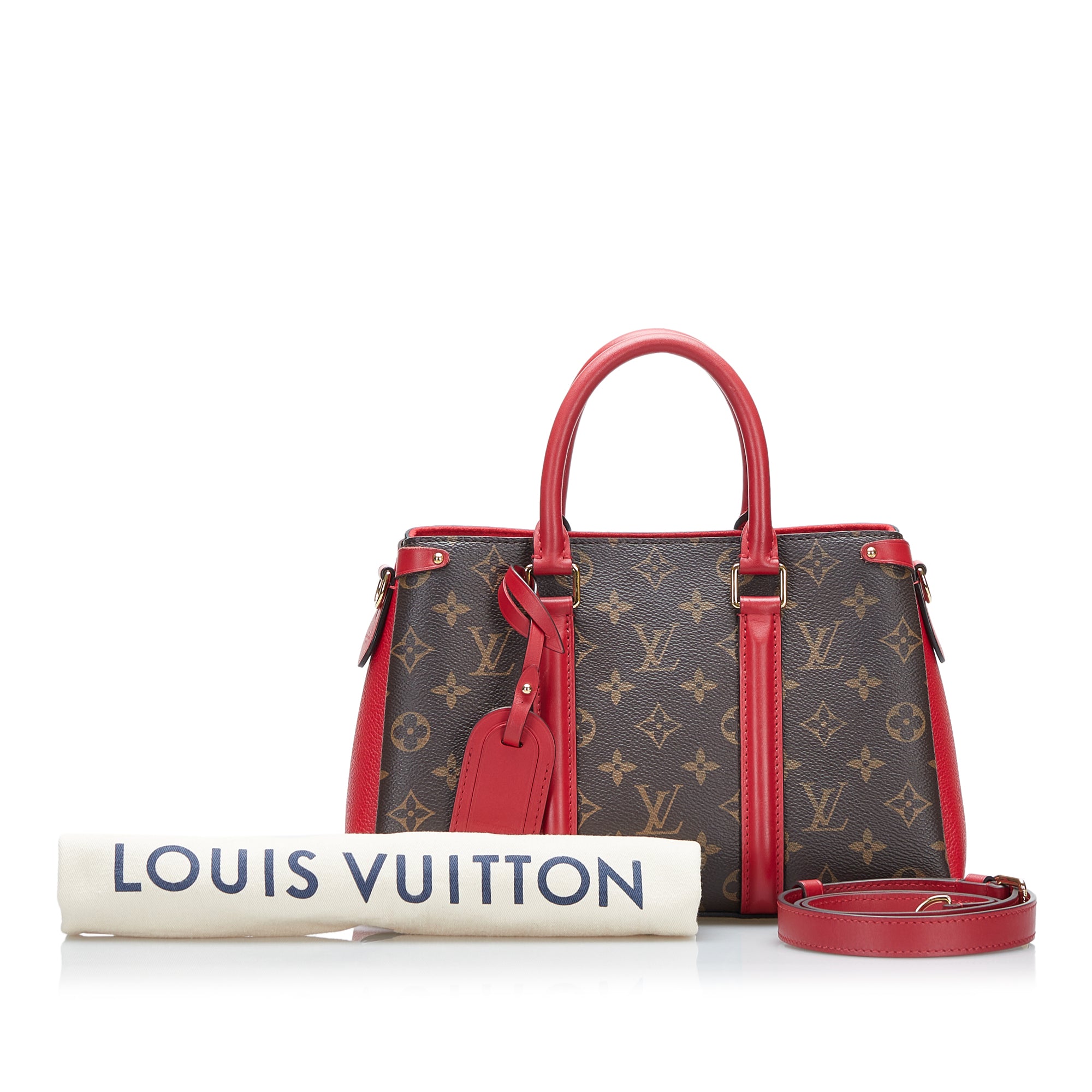 Louis Vuitton Soufflot Bb in Red