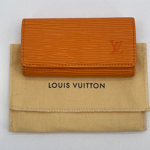 Authentic Louis Vuitton Damier Ebene Multicles 4 Key Case