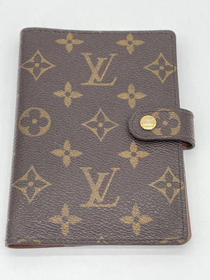 Preloved Louis Vuitton Monogram Agenda PM Day Planner Cover with Initials Y.I . 9KTTM9V 072324 H