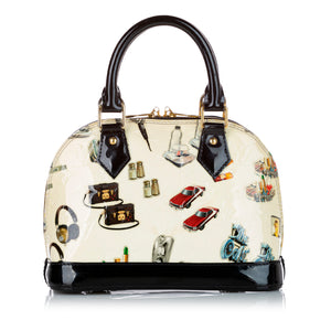 Louis Vuitton Alma Handbag Limited Edition Stickers Epi Leather BB