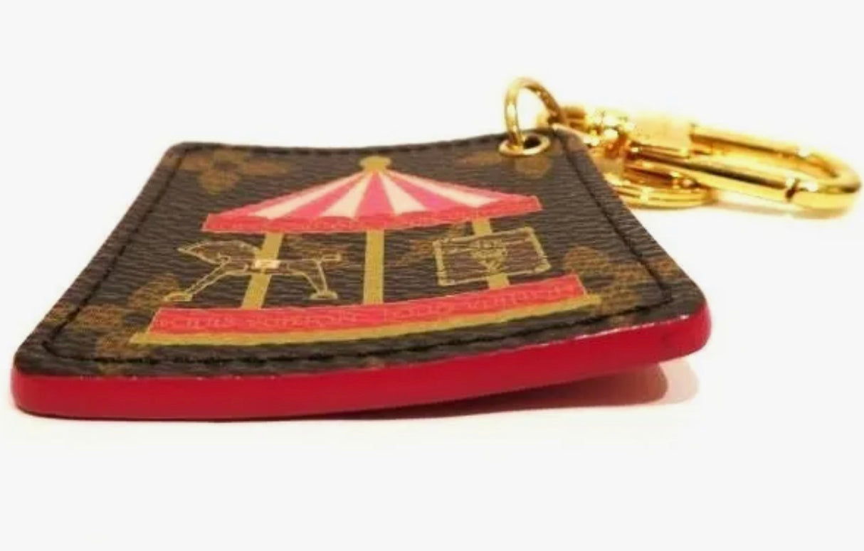 Louis Vuitton Monogram Denim Round Bag Charm And Key Holder (Authentic Pre- Owned) - ShopStyle