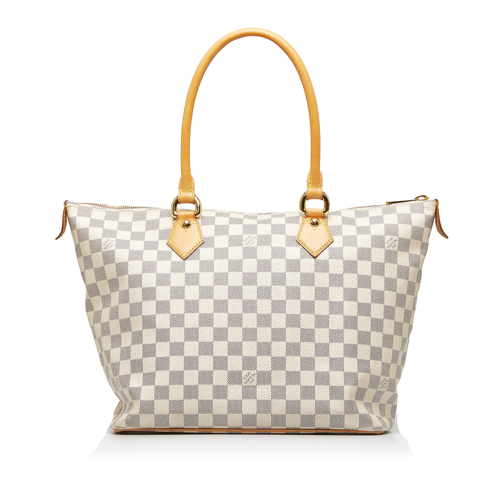 PRELOVED LOUIS VUITTON Damier Azur Canvas Saleya PM Bag DQCMTHJ 030424 Y