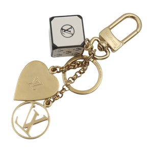 Preloved Louis Vuitton Game On Dice and Heart Bag Charm/Key Holder. DP0290 073124 G