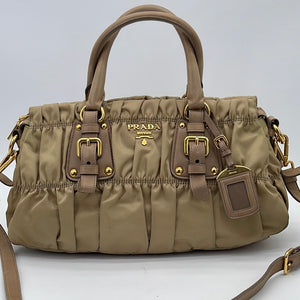 Prada Ring Handle Bag - Silver Shoulder Bags, Handbags - PRA12707