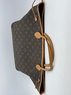 Giftable Preloved Louis Vuitton Monogram Neverfull mm Tote Bag (Tan interior) SP2008 091323