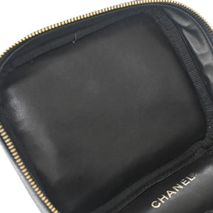 Preloved Chanel Black Leather Vanity GRCY83C 070824 G