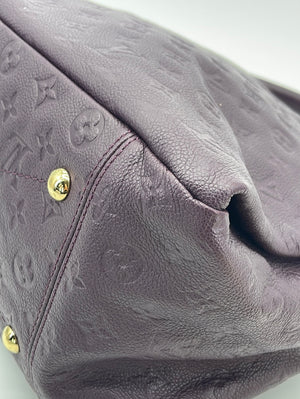 At Auction: Louis Vuitton, Louis Vuitton Purple Monogram Empreinte Leather  Wallet