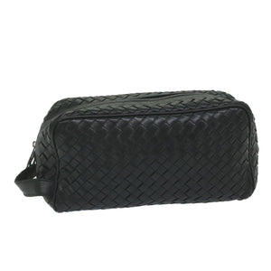 PRELOVED Bottega Veneta Intrecciato Black Toiletry Case H4WRV2D 032624 G