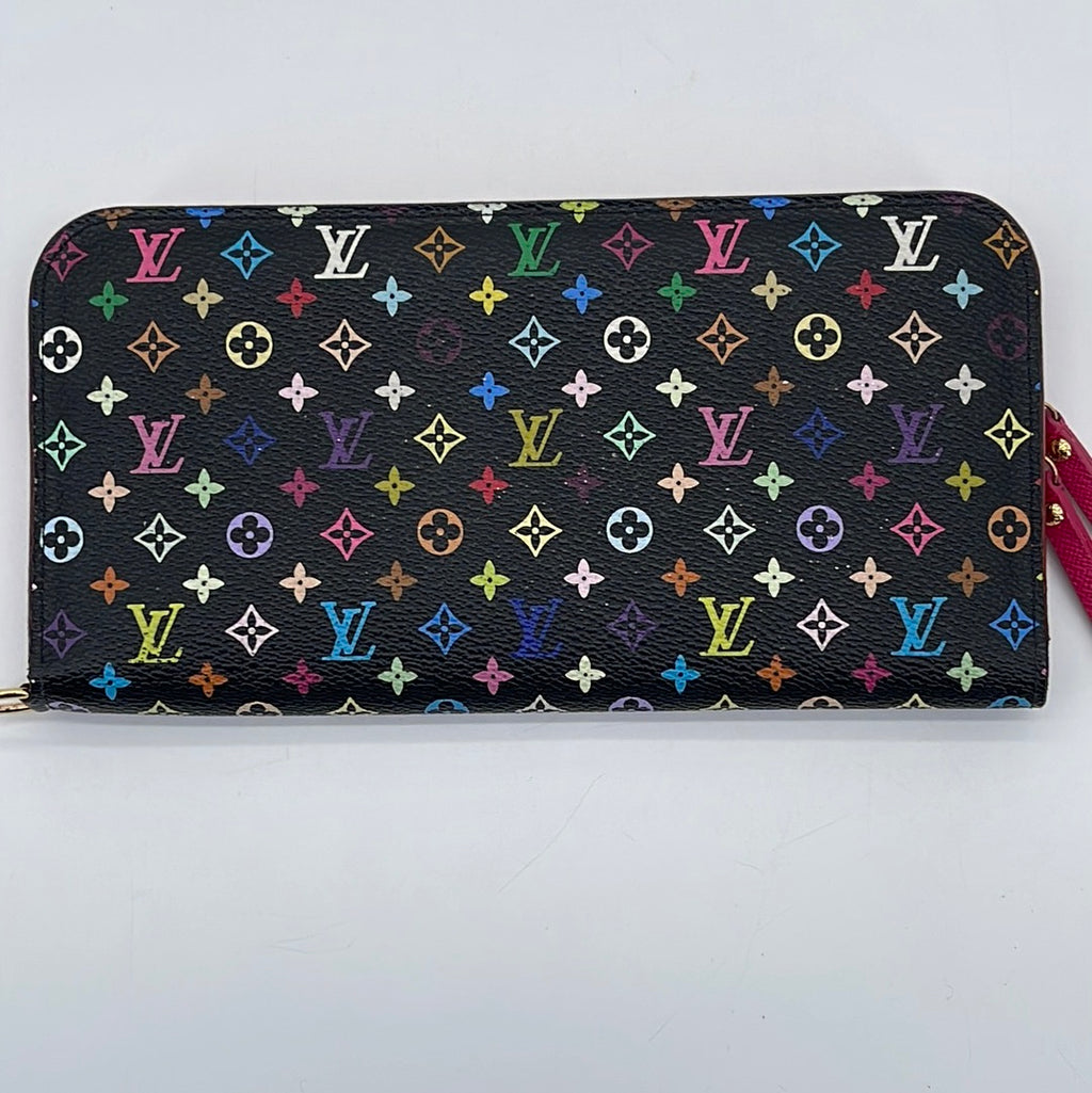 Preloved Louis Vuitton Multicolor Black Canvas Insolite Wallet Y796W38 040924 P