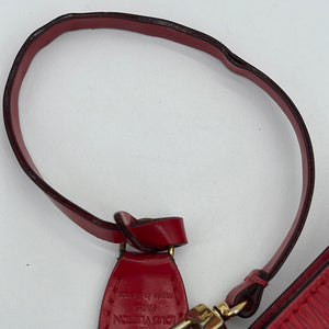 Preloved Louis Vuitton Black EPI Leather Pochette Accessories Bag AR0996 101023