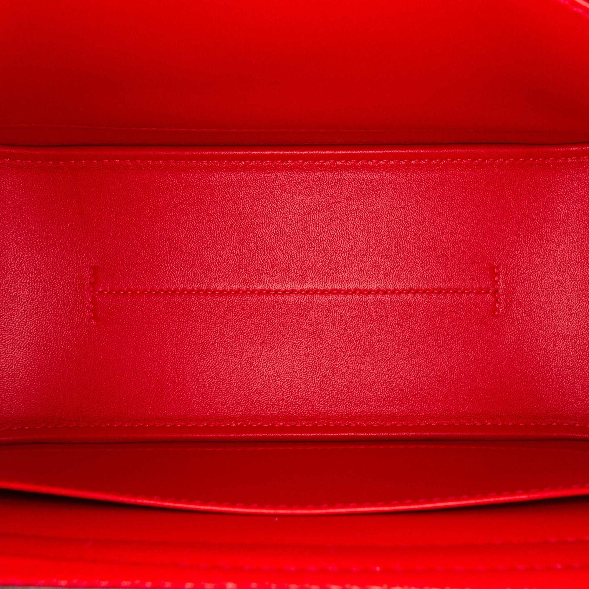 Malette leather handbag Hermès Red in Leather - 18283853