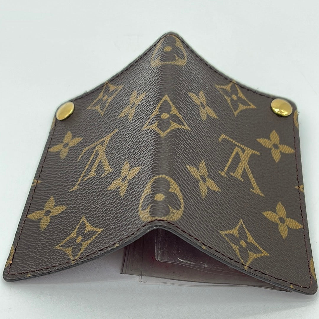 Louis Vuitton Pre-loved Monogram Porte-cartes Credit Pression