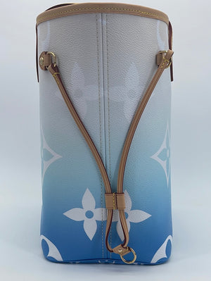 Louis Vuitton Louis Vuitton By The Pool Neverfull MM Tote - Blue