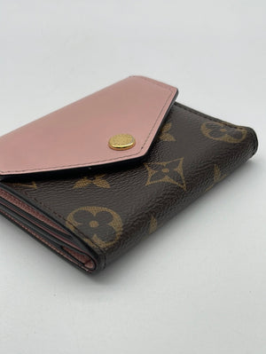 Louis Vuitton Monogram Womens Folding Wallets, Pink