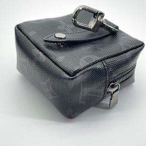 LOUIS VUITTON Monogram Eclipse Bumbag Body Bag Black Gray M42906