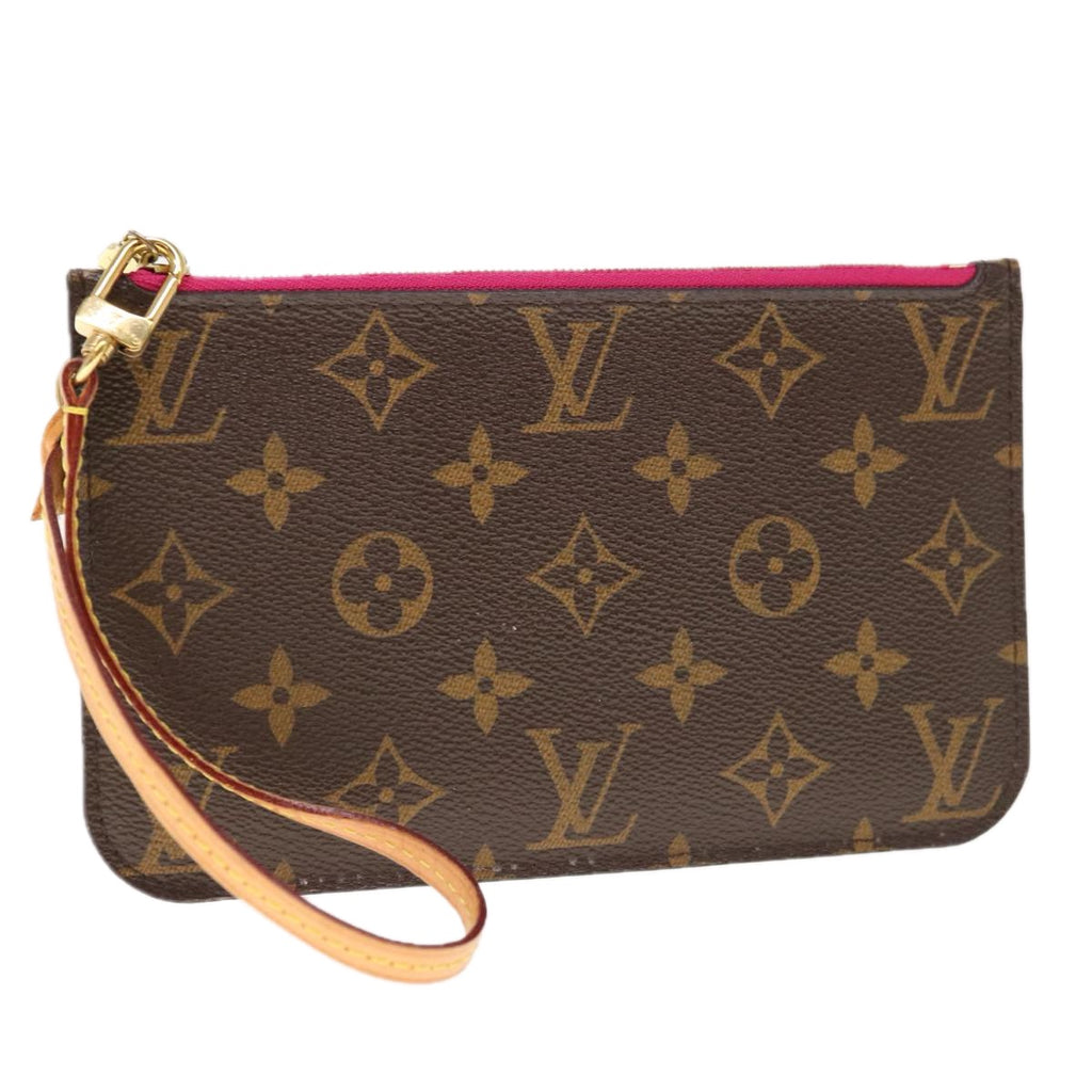 Preloved Louis Vuitton Monogram Neverfull PM Pouch - Raspberry Interior XVCQDX4 052324 G