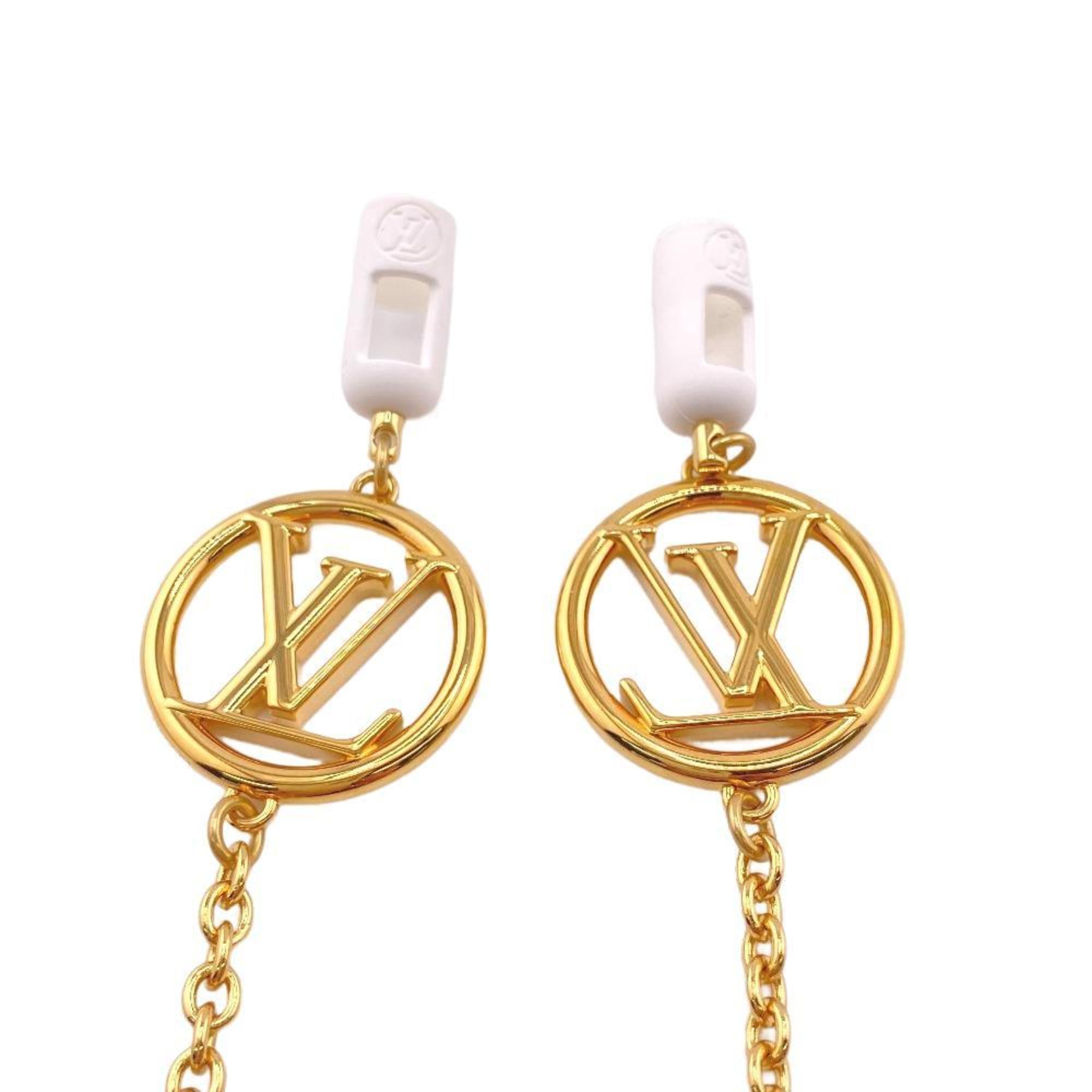 Preloved Louis Vuitton Gold Louis Earphone Chain US0251 072324 G