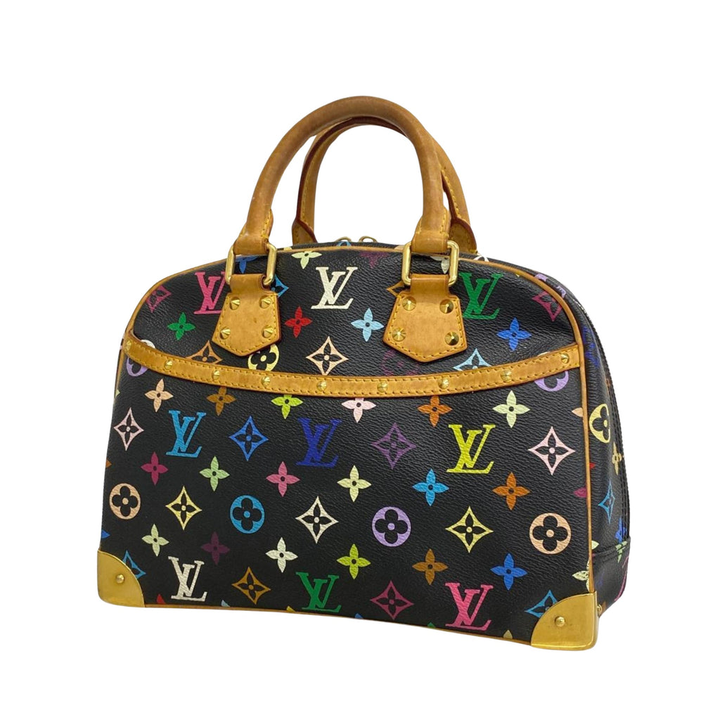 Preloved Louis Vuitton Black Multicolor Monogram Trouville Bag 7GHGJYQ 071624 G