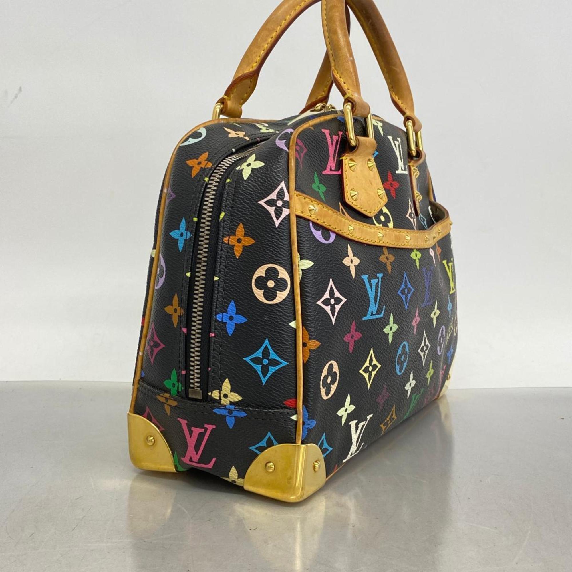 Preloved Louis Vuitton Black Multicolor Monogram Trouville Bag 7GHGJYQ 071624 G