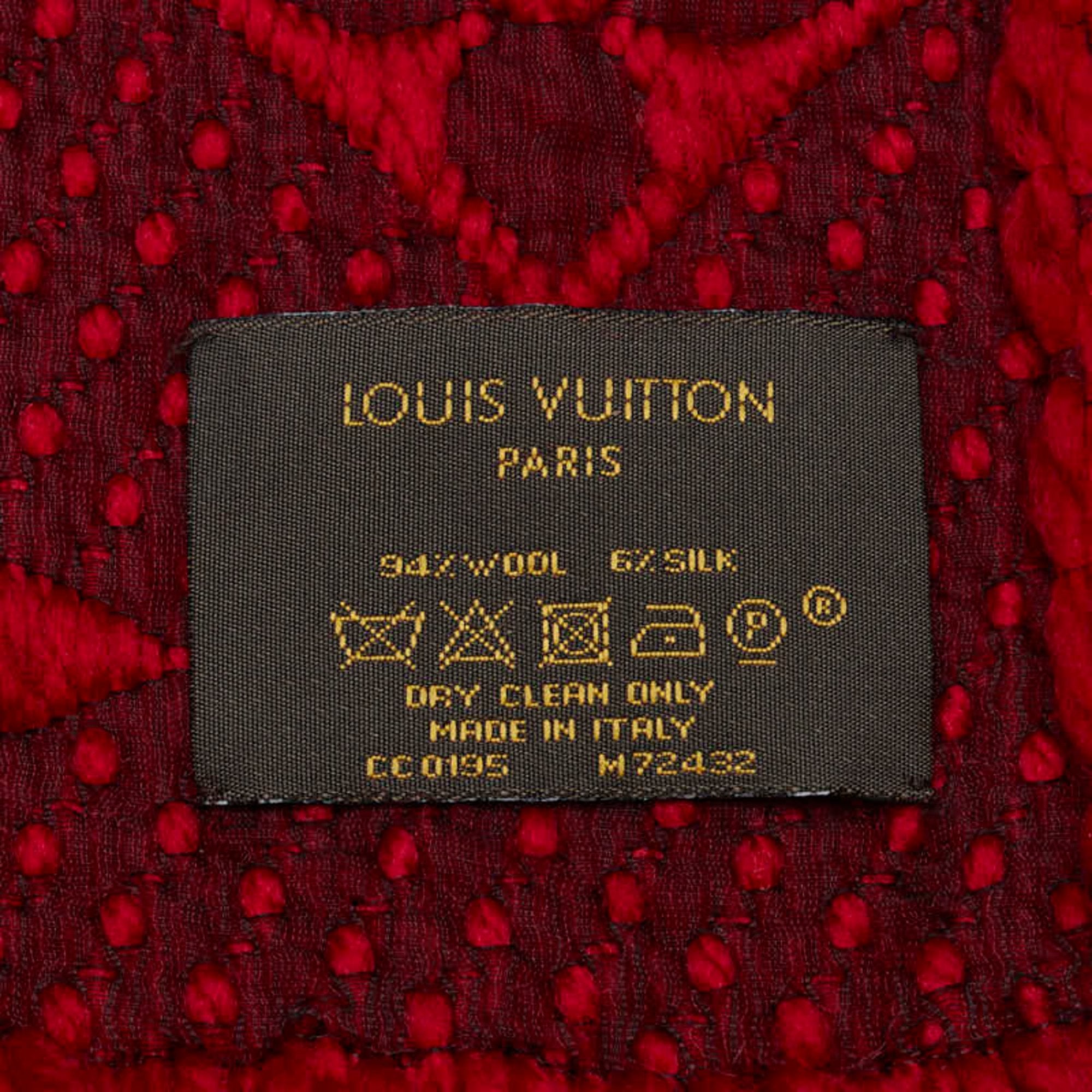 Preloved Louis Vuitton Logomania Wool Scarf CC0195 0702024 G