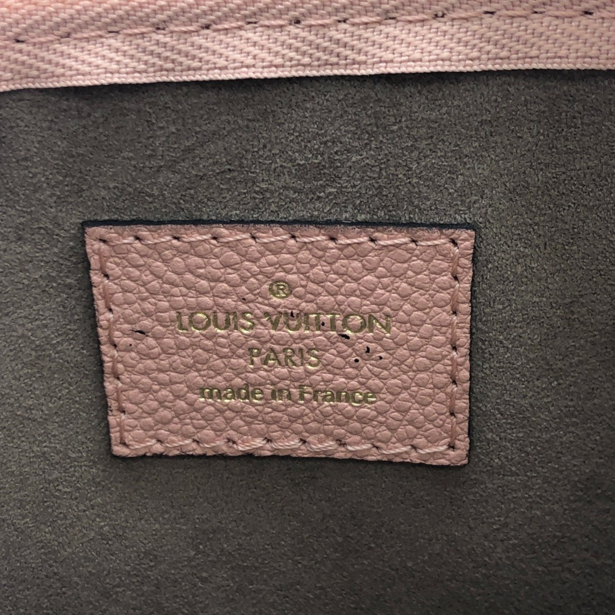 Preloved Louis Vuitton Pink Empreinte Pouch X3BMK9J 070924 G