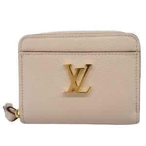 Preloved Louis Vuitton Beige Leather Zippy Coin Purse 6HGM8KB 071524 G