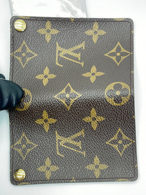 PRELOVED Louis Vuitton Monogram Canvas Porte Cartes Pression Card Case RWT69QJ 041224 H