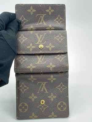 Preloved Louis Vuitton Monogram Elise Trifold Wallet SP0923 082323