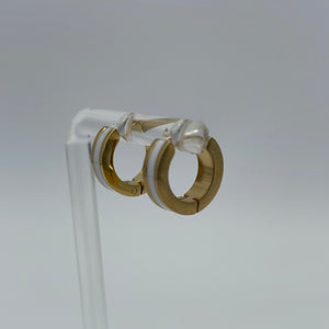 NEW Stainless Steel 18K Gold Plated Gold Circle Earrings 041924