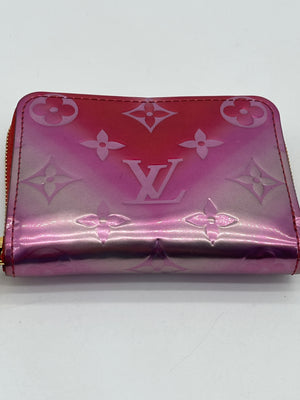 Preloved Louis Vuitton Pink Vernis Valentine Zippy Coin Purse 8QQ3GWK 061624B