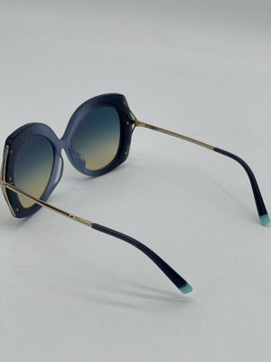 Preloved Tiffany & Co. Blue Gradient with Gold Hardware Sunglasses. BT14601822 091124 H