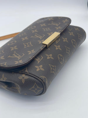 PRELOVED DISCONTINUED Louis Vuitton Favorite MM Damier Ebene Bag FL416 –  KimmieBBags LLC