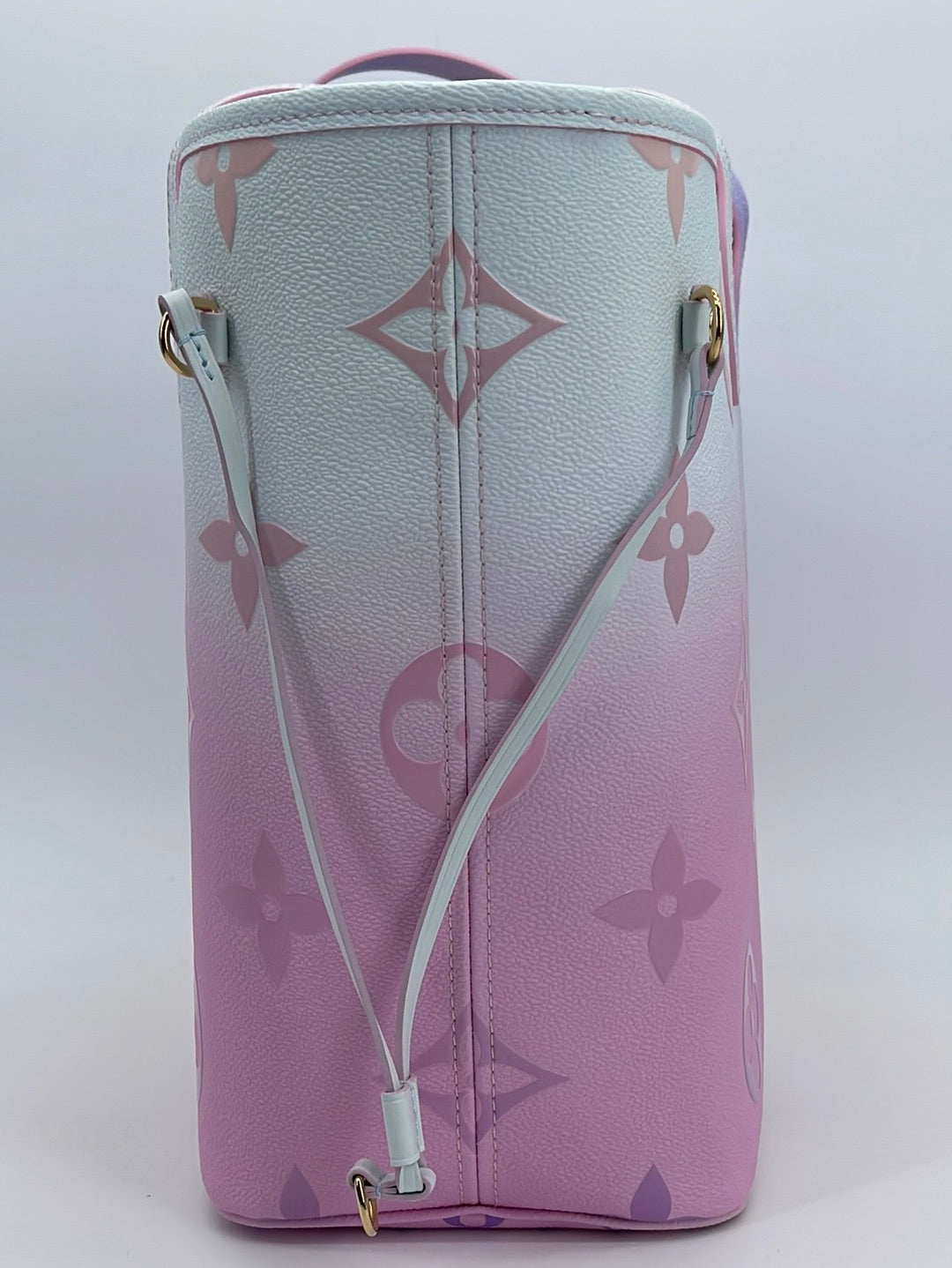 Louis Vuitton Monogram Sunrise Pastel Neverfull MM Tote Bag with Pouch  20lk517s at 1stDibs